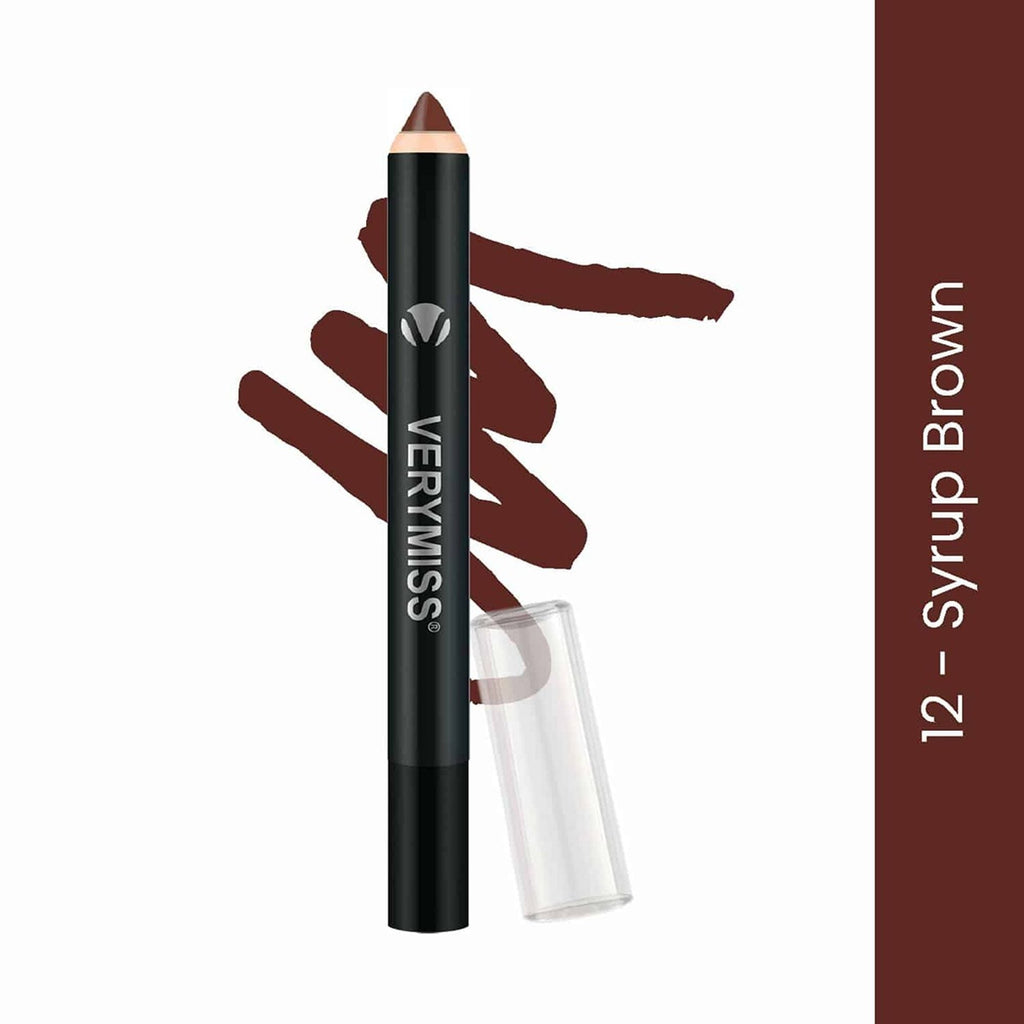 VERYMISS Matte Lip Crayon Lipstick - 12 Syrup Brown
