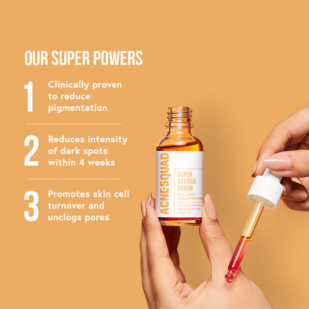 Acne Squad Serum for Acne Scars with Triple Concentrate Formula