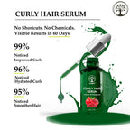Ivory Natural Curly Hair Serum For Smooth Even Curls And Silky