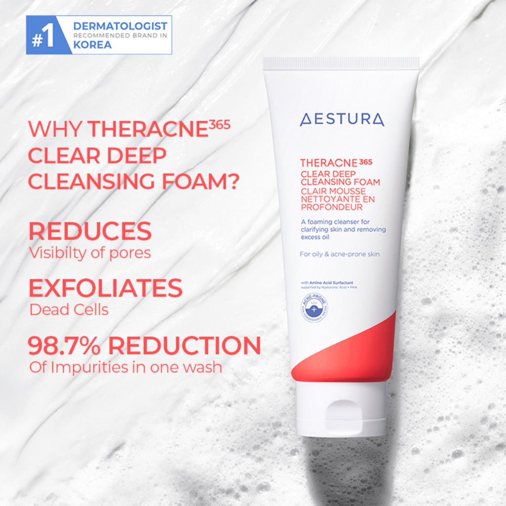 Aestura Theracne365 Clear Deep Cleansing Foam
