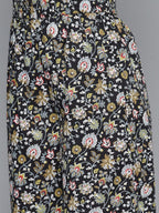 HERE&NOW Women Floral Printed Regular Pure Cotton Kurta with Palazzos & Dupatta