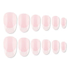shills professional reusable press on nails french oval spn718