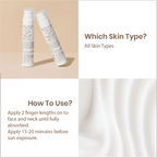 Personal Touch Skincare Mucin Moist Fluid Sunscreen SPF 50+ PA+++ UVA/UVB To Minimizes Pores