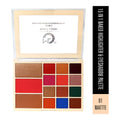 Matt Look 15 In 1 Baked Highlighter & Eyeshadow Matte Palette Face Makeup - Matte 01