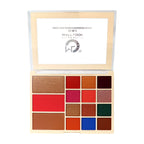 Matt Look 15 In 1 Baked Highlighter & Eyeshadow Matte Palette Face Makeup - Matte 01