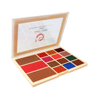 Matt Look 15 In 1 Baked Highlighter & Eyeshadow Matte Palette Face Makeup - Matte 01