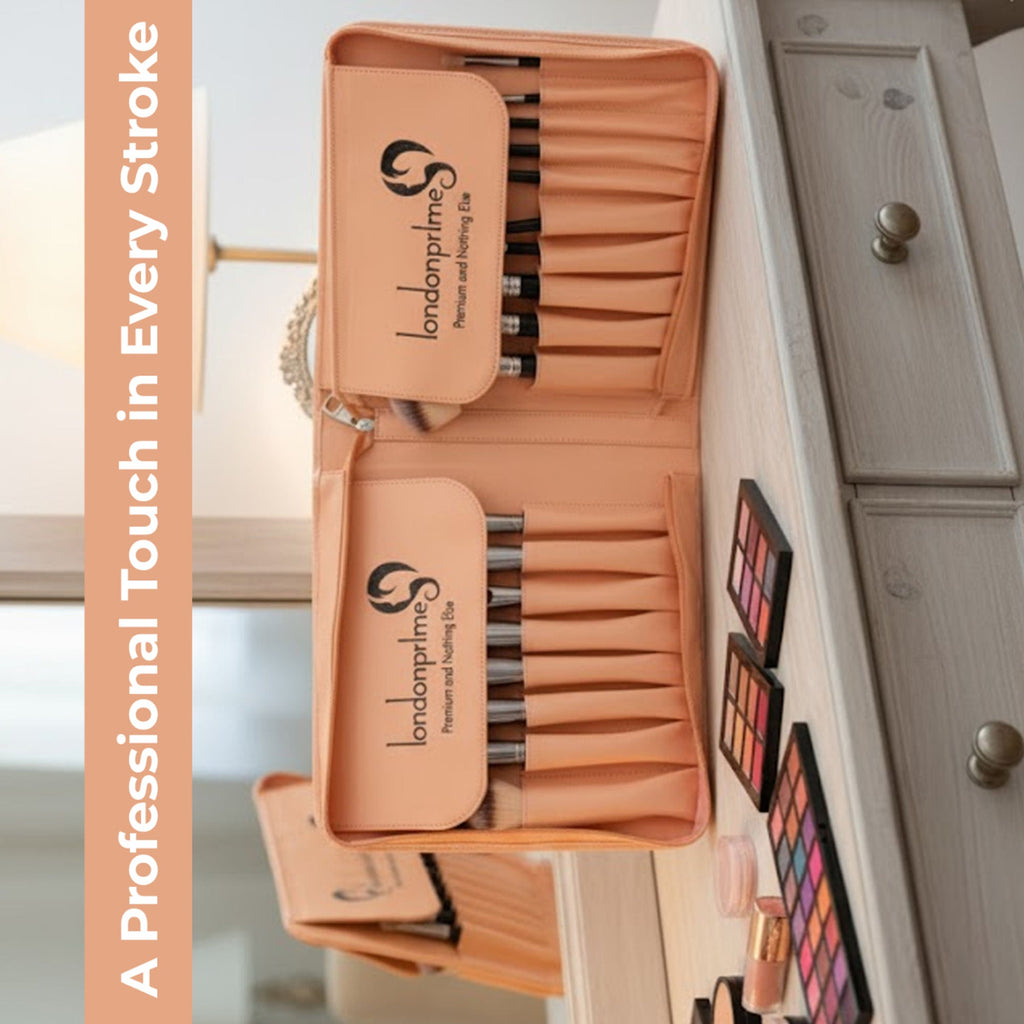 London Prime HD Signature Brush Set - 38 Pcs, Peach