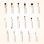 London Prime Glamstrokes Brush Set - 17 Pcs, Rose Gold