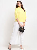 TAG 7 Pack Of 2 Women Black & White Palazzos