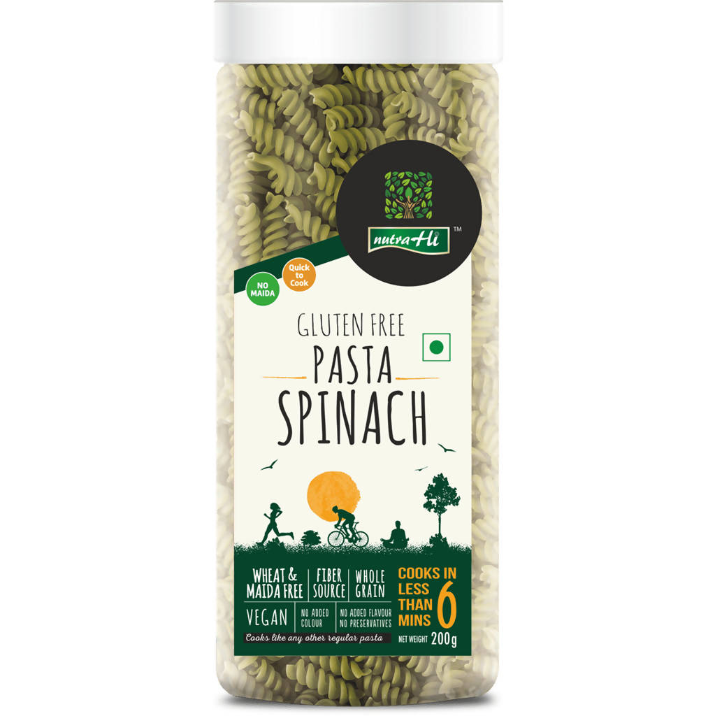 NutraHi Gluten-Free Spinach Pasta
