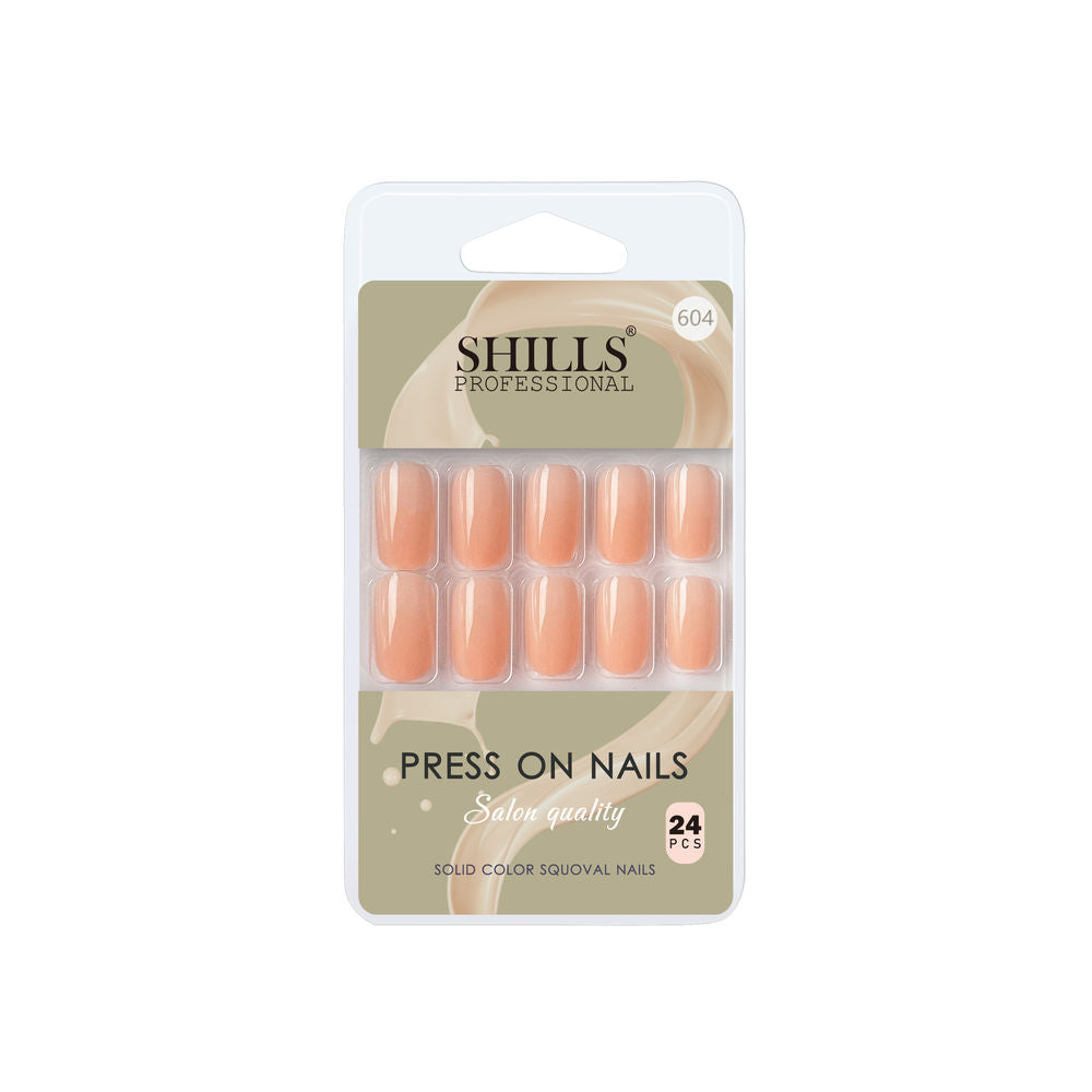 shills professional reusable press on nails square spn604
