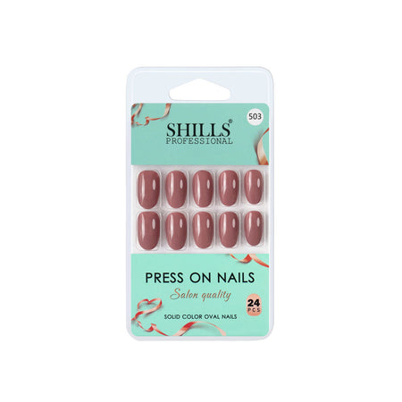 Shills Professional Reusable Press On Nails Oval - SPN503