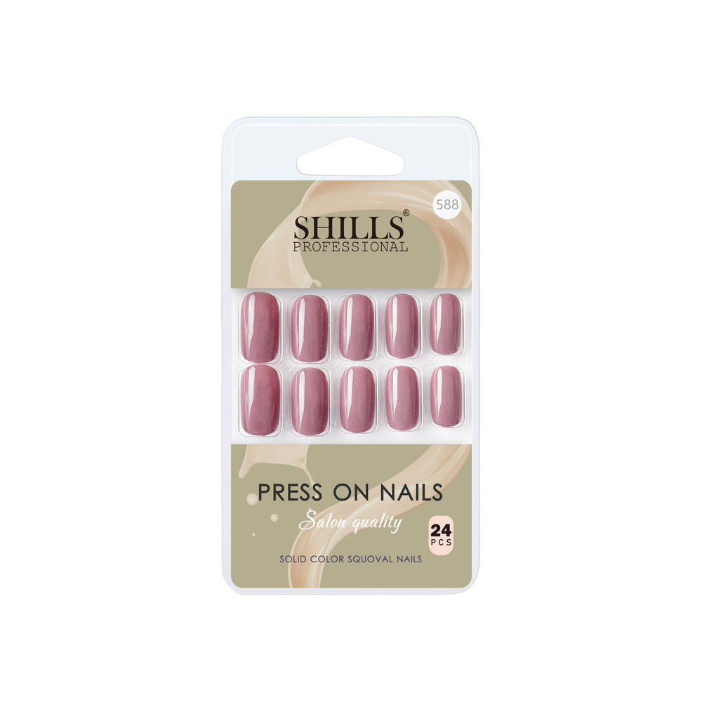 shills professional reusable press on nails square spn588