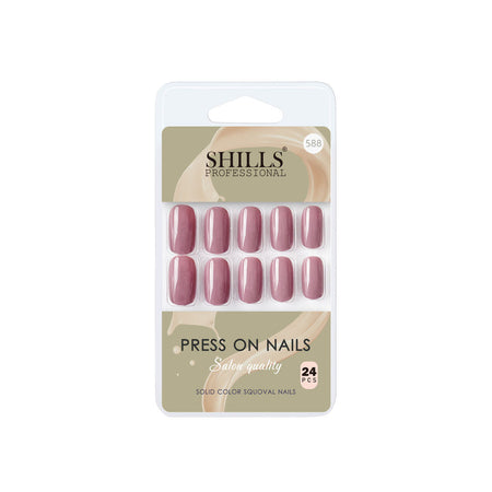 Shills Professional Reusable Press On Nails Square - SPN588