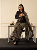 Tikhi Imli Black & Gold Geometric Printed Ready To Wear Saree - Distacart
