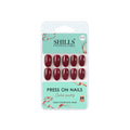 shills professional reusable press on nails oval spn514