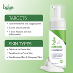 Bake Acne Erase Foaming Face Wash