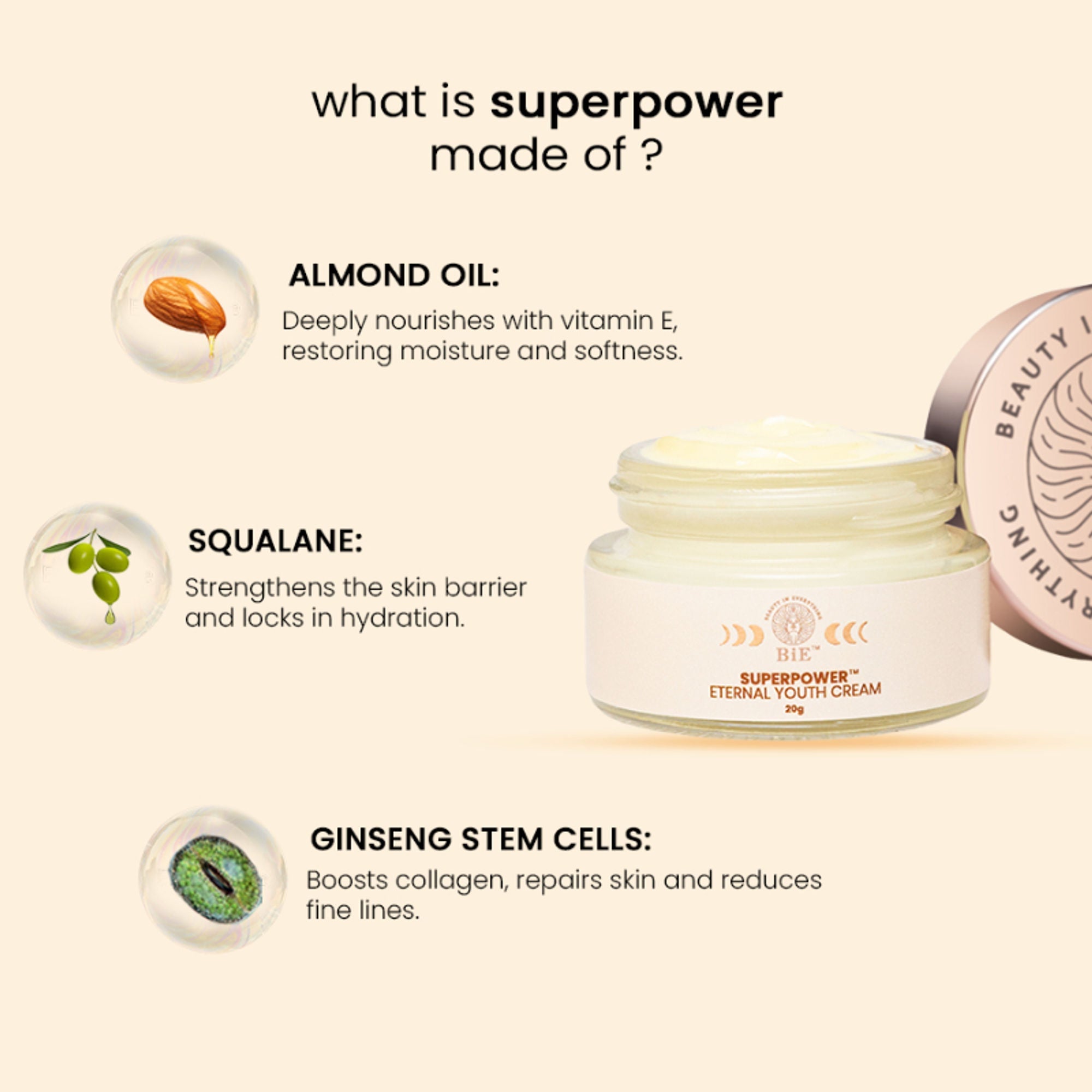 BiE Superpower- Eternal Youth Cream - Distacart