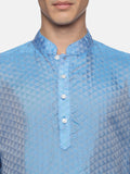 Sethukrishna Men Blue Kurta with Dhoti Pants - Distacart