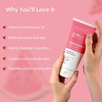 Globus Naturals Watermelon Face Wash with Vitamin B3 & Hyaluronic Acid - Distacart