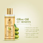 Skiura Nature Olive Oil For Anti Hair Fall, Thick Hair & Fast Hair Growth