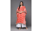 Ahalyaa Women's Traditional wear Kurta Set - Rust
