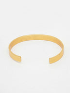 NVR Men Gold Stainless Steel Cuff Bracelet - Distacart