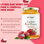 Riddhish Herbals Organic Pure Lychee Raw Honey