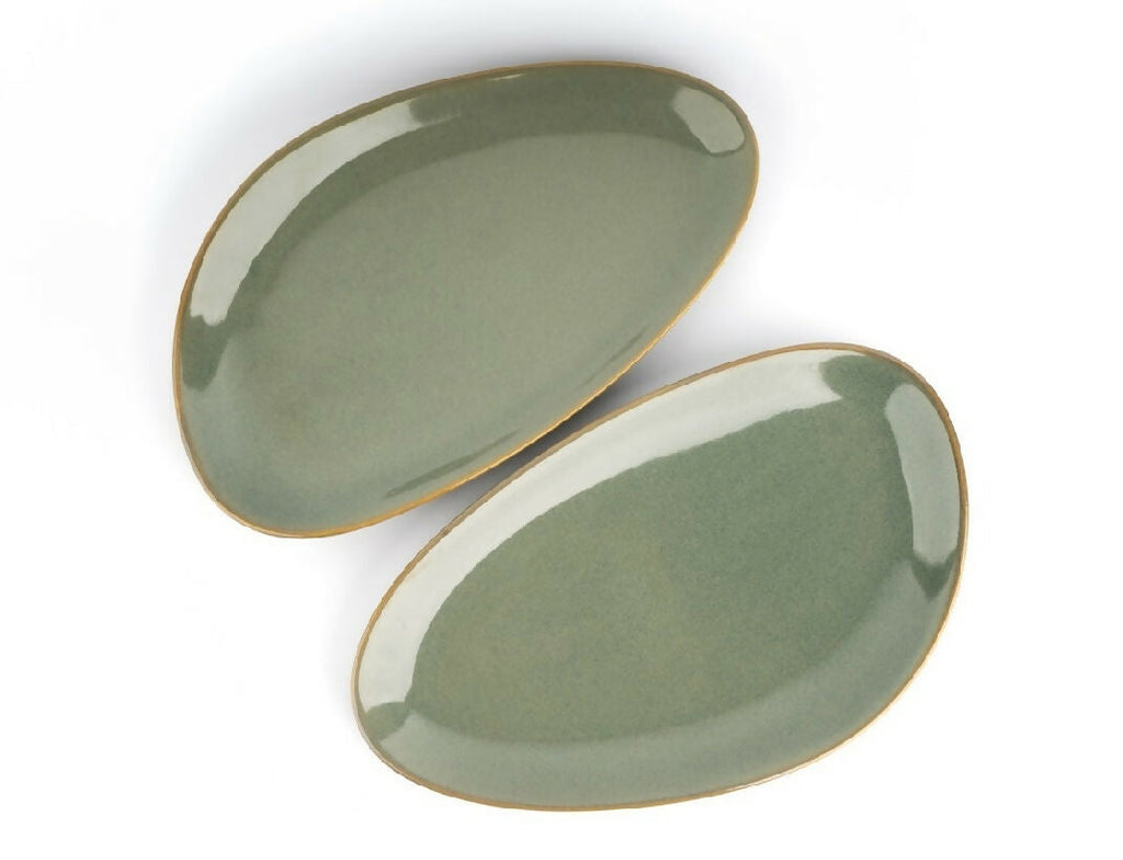Simply Soho River Pebble Platter Set of 2