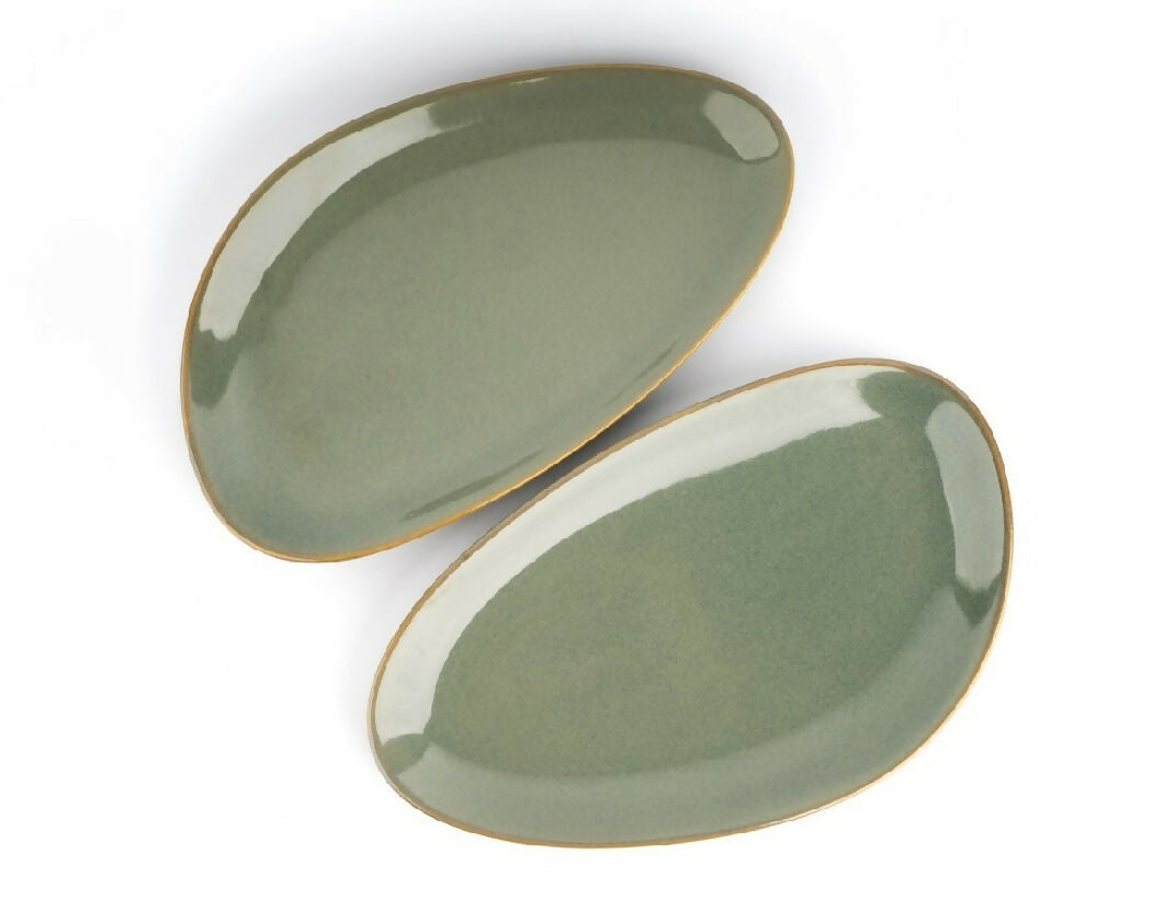 Simply Soho River Pebble Platter Set of 2