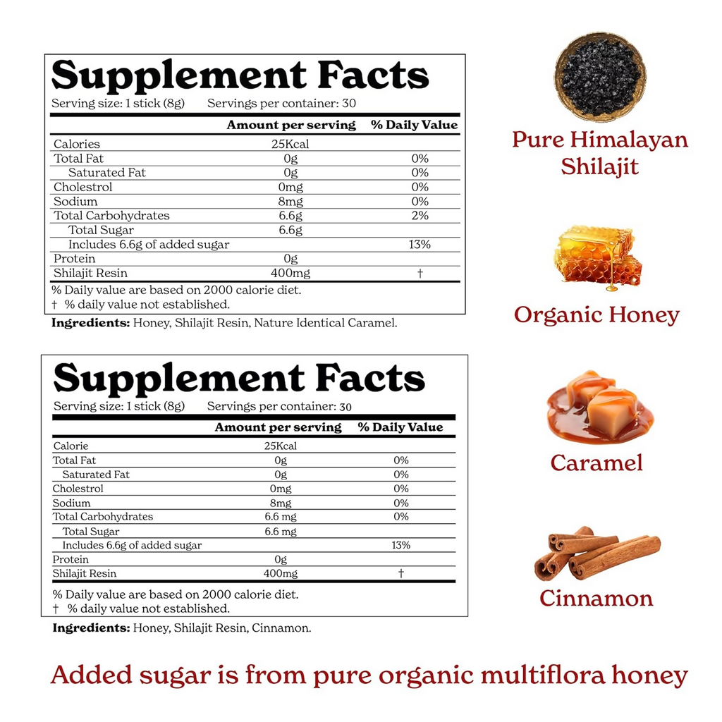 Better Alt Pure Himalayan Sj Energy Sticks Cinnamon & Caramel Combo