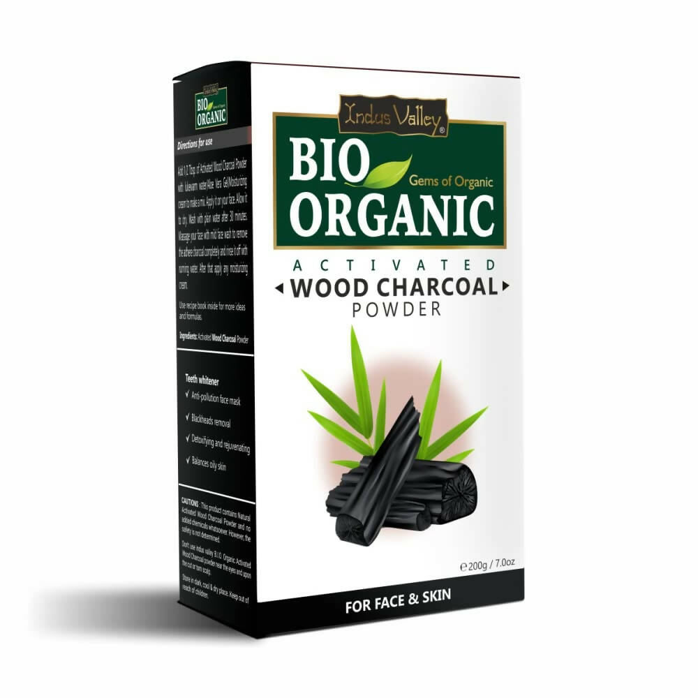 Indus Valley Bio Organic Activated Wood Charcoal Powder