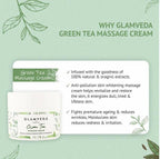 Glamveda Green Tea Recharge & Renew Massage Cream