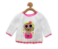 Chutput Kids White Coloured Solid Pullover with Missy Detail