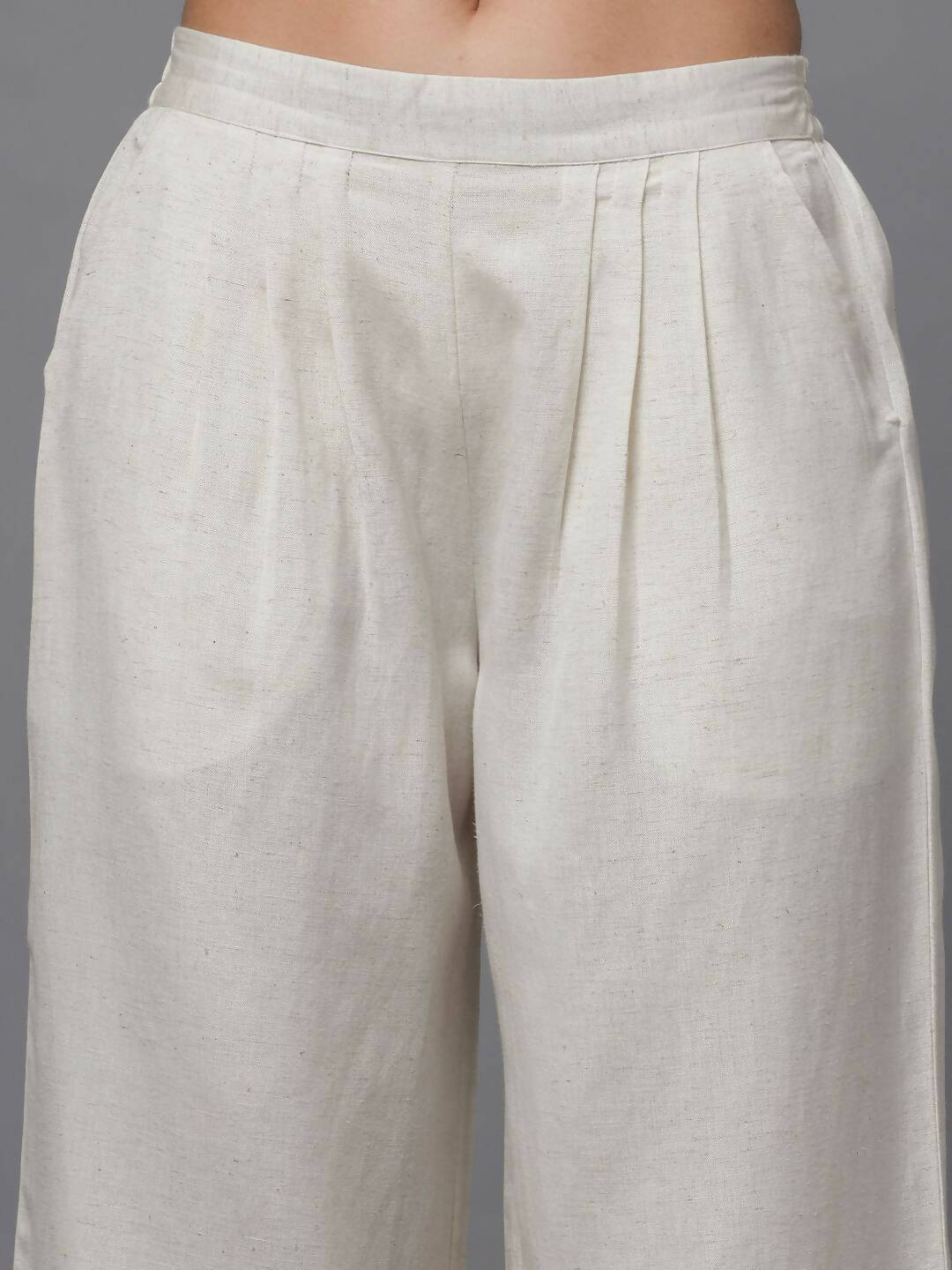 Juniper Women's Natural Solid Wide Leg Palazzo - Distacart