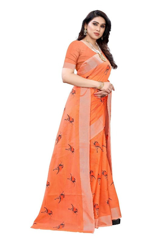 Designer Saree (SERIN ORANGE)