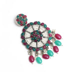 Mominos Fashion Johar Kamal Traditional Kundan & Pearls Earrings - Distacart