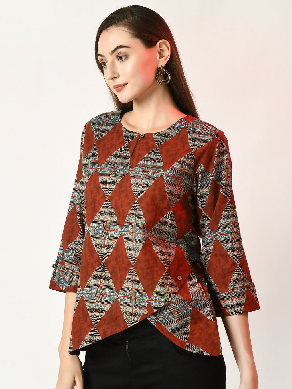 Myshka Women's Multi Printed Top
