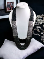 Inhanns Saree Shobha Statement Necklace - Black