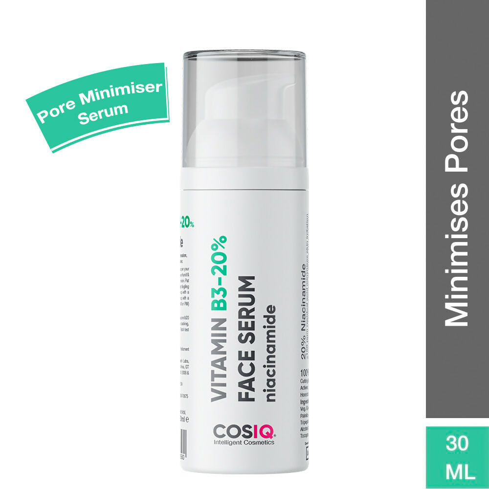 Cos-IQ Niacinamide Vitamin B3-20% Face Serum for Ultra Sensitive Skin