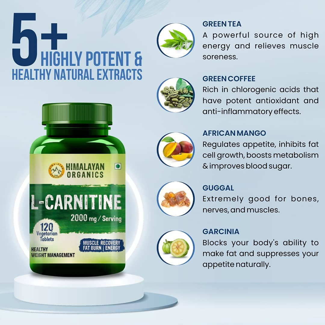Himalayan Organics L Carnitine 2000mg/Serving 