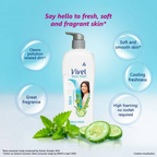 Vivel Body Wash, Lavender & Almond Oil And Mint & Cucumber, Shower Creme Combo Pack
