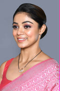 Joban Fashion Women Golden White Ad Mangalsutra With Chain And Without Earrings - Distacart