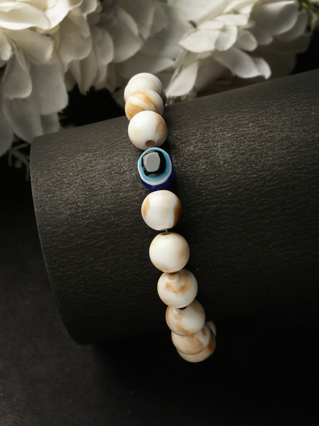 NVR Men & Women Marble Evil Eye Adjustable Bracelet - Distacart