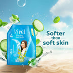 Vivel Cooling Body Wash Mint & Cucumber Moisturizing Shower Gel Supersaver XL Refill Pouch