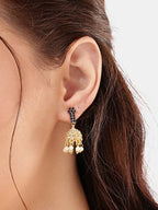 Nuyug 22K Gold Plated Sage Belle Mini Jhumki Earrings - Distacart