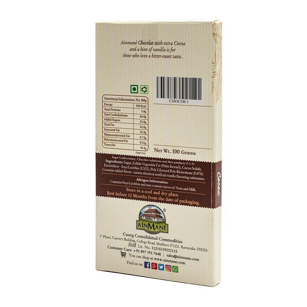 Ainmane Handcrafted Cocoa Bar - Distacart