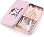 Favon Pack of 7 Hello Kitty Professional Makeup Brushes with Case