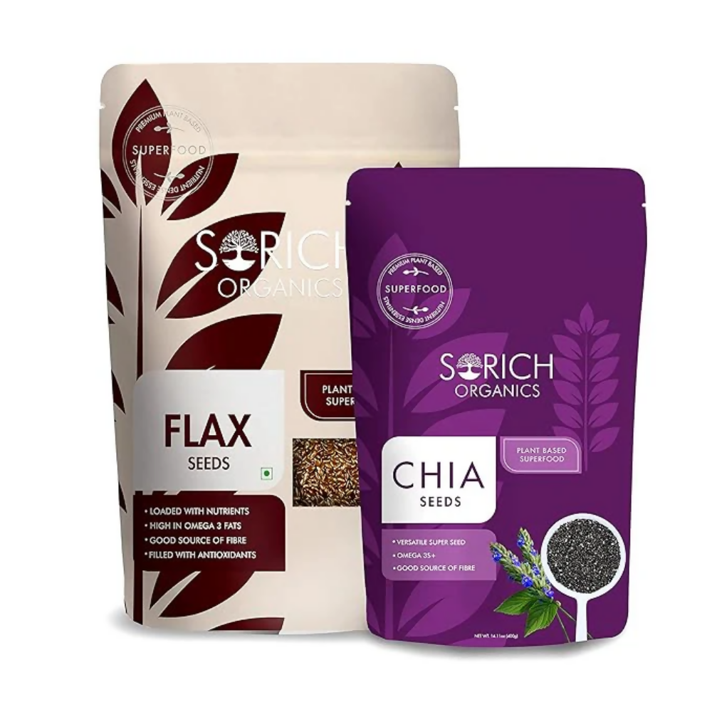 Sorich Organics Raw Chia Seeds and Flax Seeds - Distacart