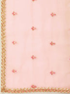 House of Panchhi Pink Net Sequins Embroideried Lehenga